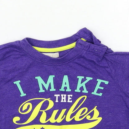Bambi Baby Purple   Basic T-Shirt Size 9-12 Months