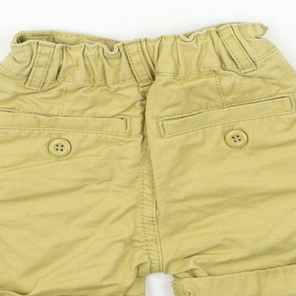 Bambi Baby Beige   Cargo Trousers Size 9-12 Months
