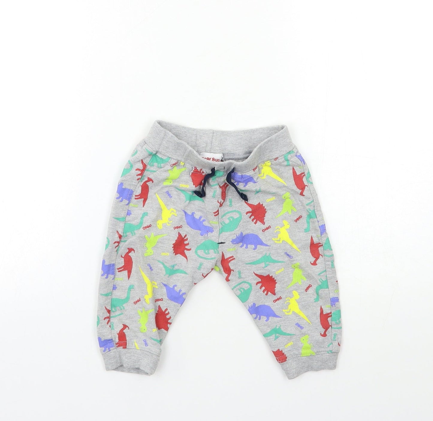 Baby Bug Baby Grey Geometric  Kimono Lounge Pants Size 6-9 Months