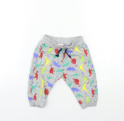Baby Bug Baby Grey Geometric  Kimono Lounge Pants Size 6-9 Months
