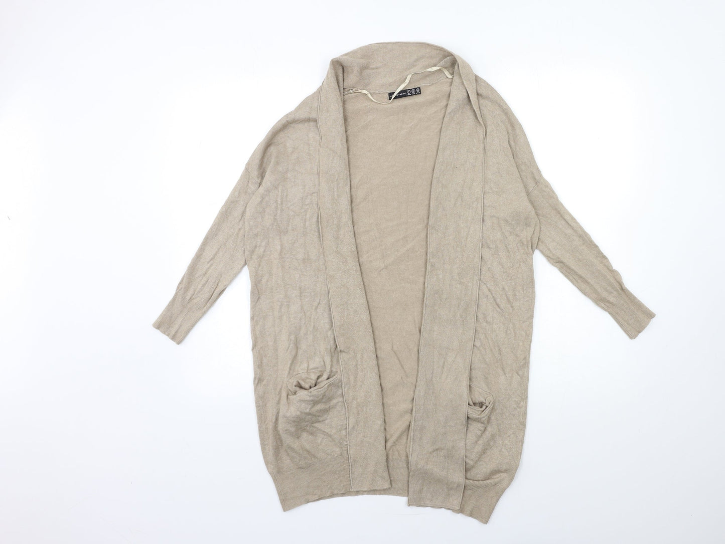 Womens UK Size 6 Atmosphere Beige Cardigan Jumper