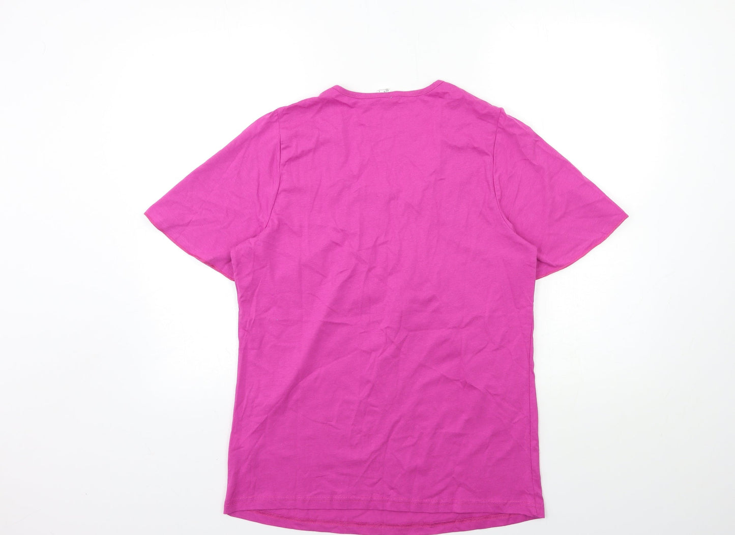 Womens UK Size 12 Preworn Purple Basic T-Shirt