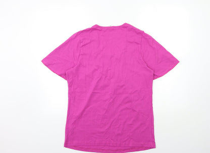 Womens UK Size 12 Preworn Purple Basic T-Shirt