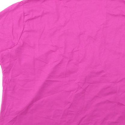 Womens UK Size 12 Preworn Purple Basic T-Shirt