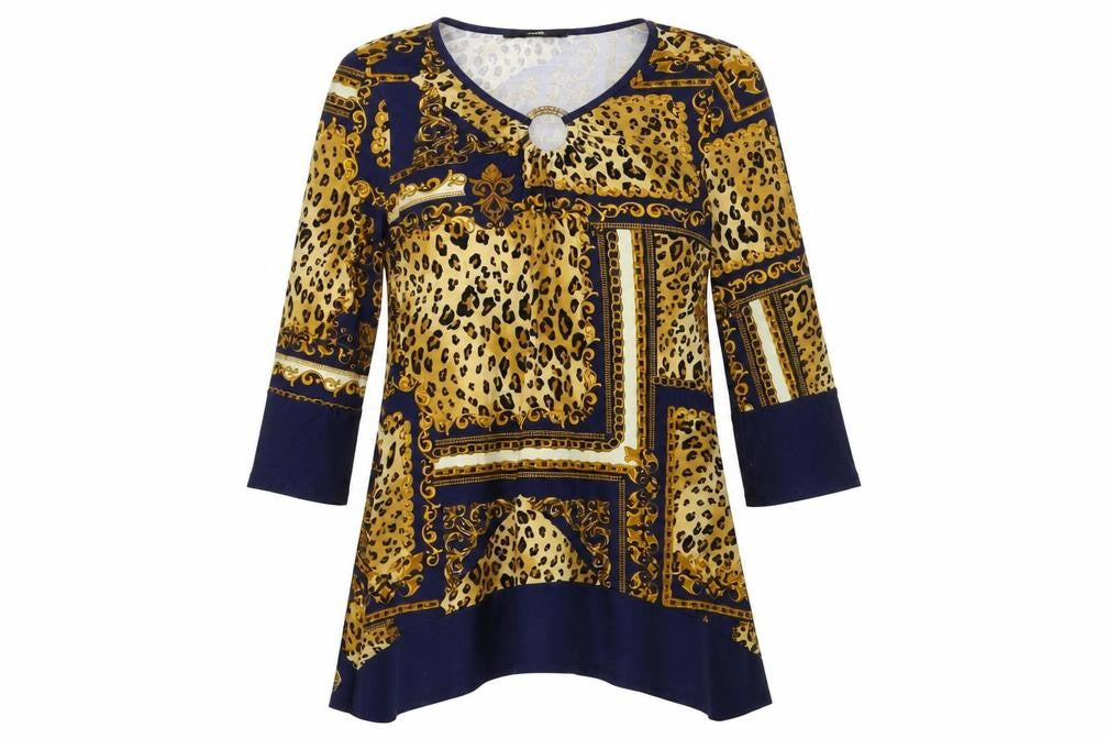 Womens UK Size 8 George Blue Basic Blouse