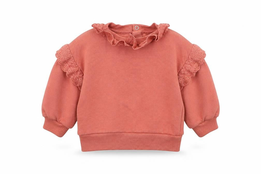 Primark Baby Pink   Pullover Jumper Size 3-6 Months  - frill