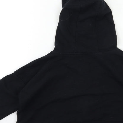 George Boys Black   Pullover Hoodie Size 7 Years