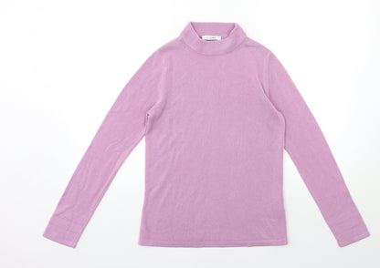 Womens UK Size 6 Marks and Spencer Purple Pullover Jumper