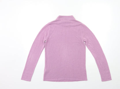 Womens UK Size 6 Marks and Spencer Purple Pullover Jumper