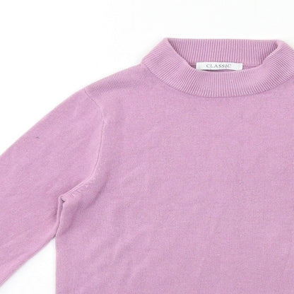 Womens UK Size 6 Marks and Spencer Purple Pullover Jumper