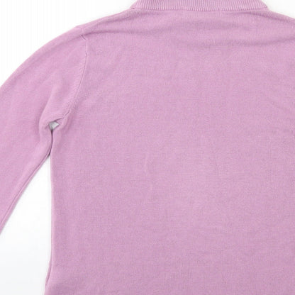 Womens UK Size 6 Marks and Spencer Purple Pullover Jumper