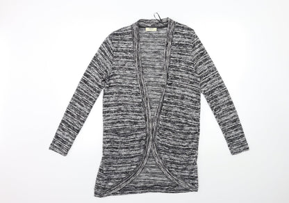 Womens UK Size 12 Papaya Black Cardigan Jumper