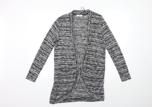 Womens UK Size 12 Papaya Black Cardigan Jumper