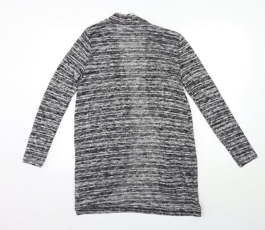 Womens UK Size 12 Papaya Black Cardigan Jumper