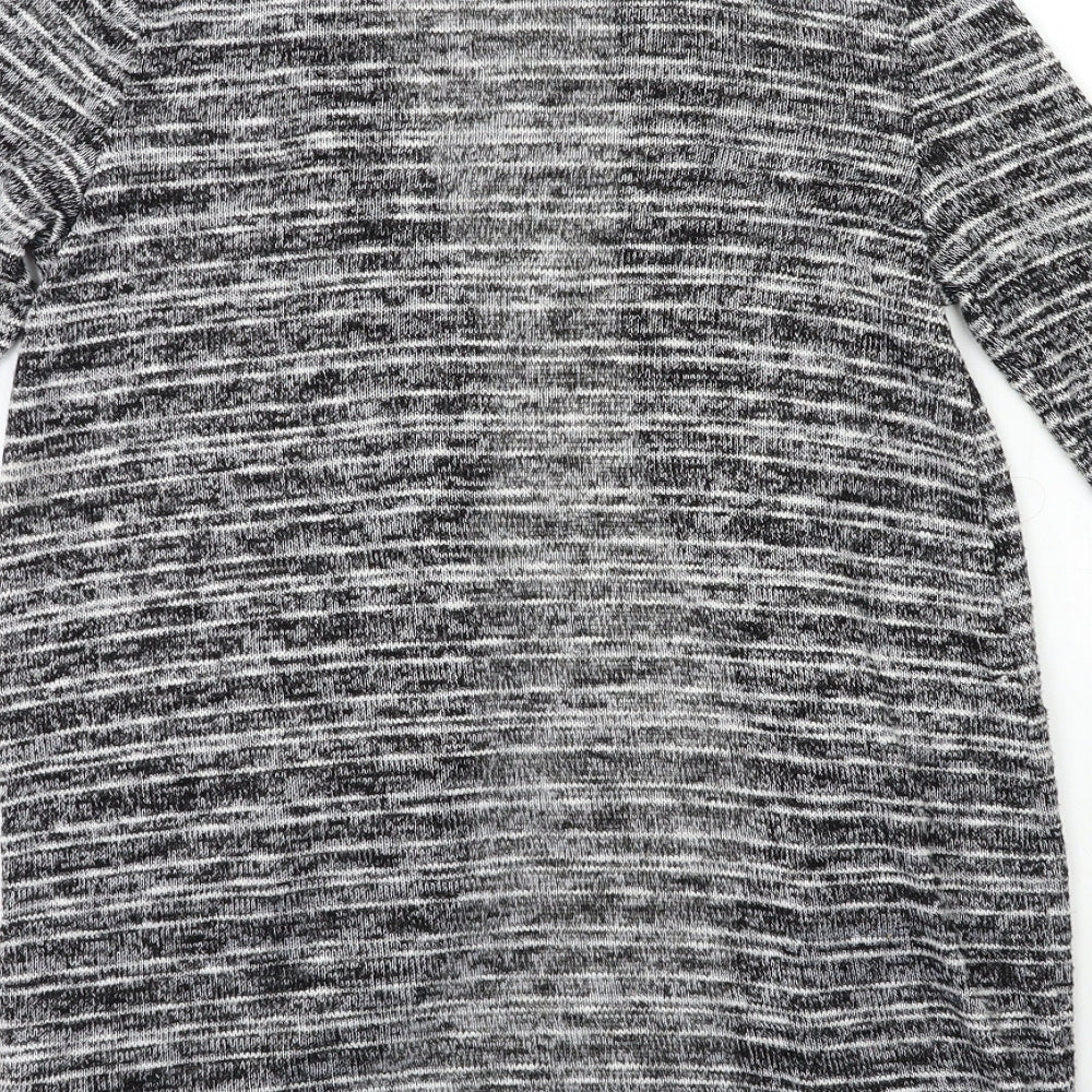 Womens UK Size 12 Papaya Black Cardigan Jumper