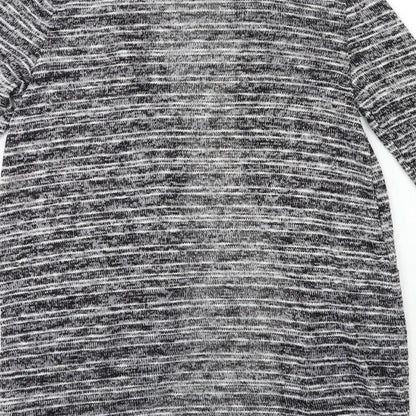 Womens UK Size 12 Papaya Black Cardigan Jumper