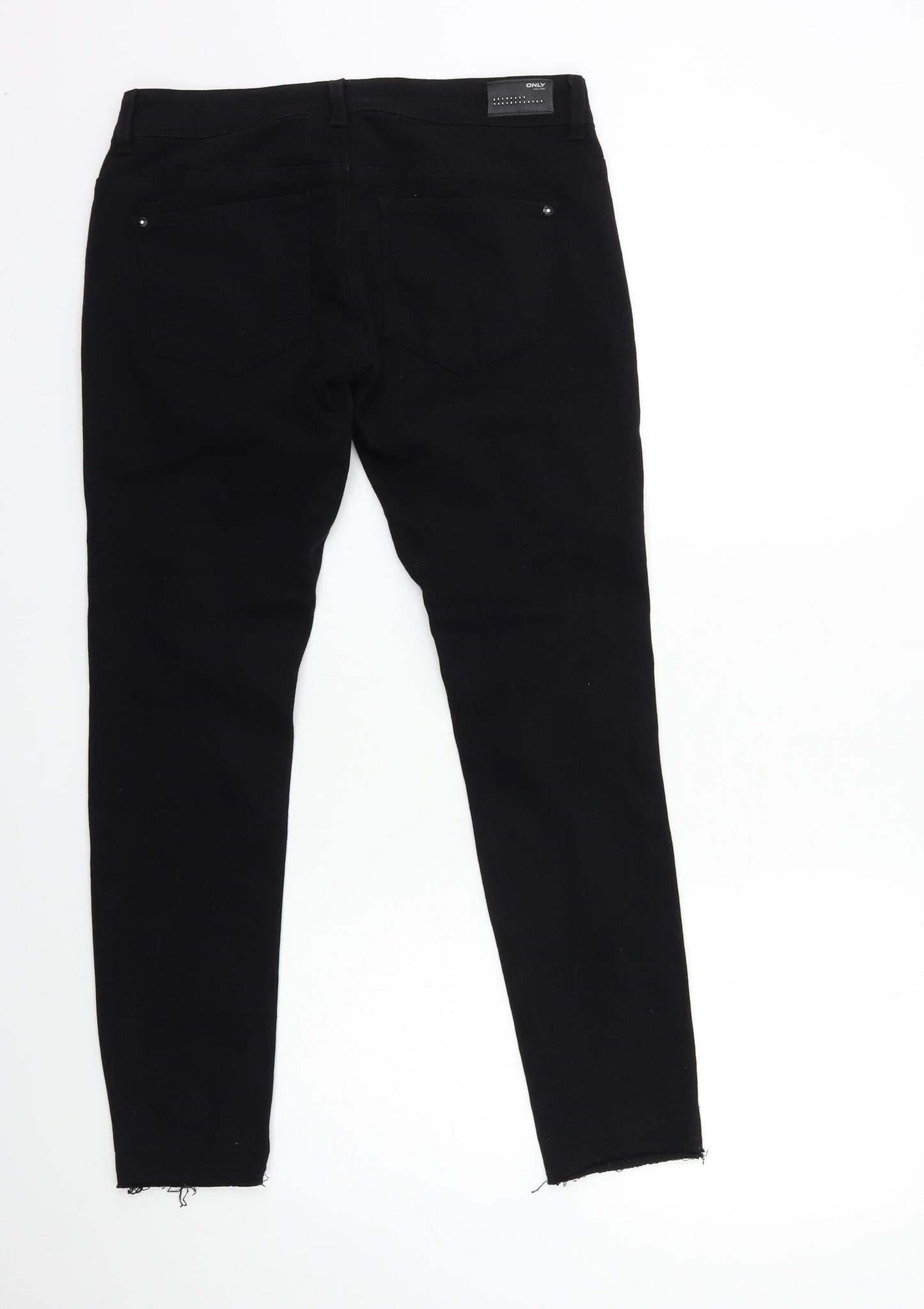 Only Womens Black  Denim Skinny Jeans Size 8 L29 in