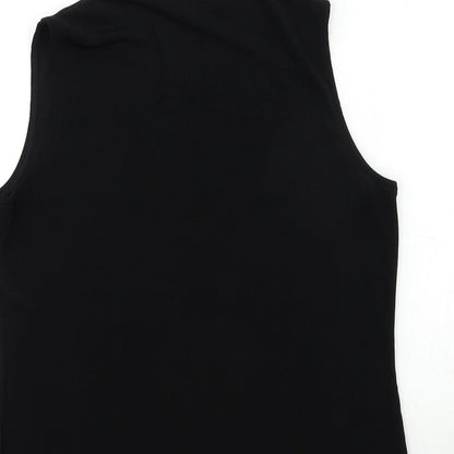 EWM Womens Black   Basic Blouse Size 14