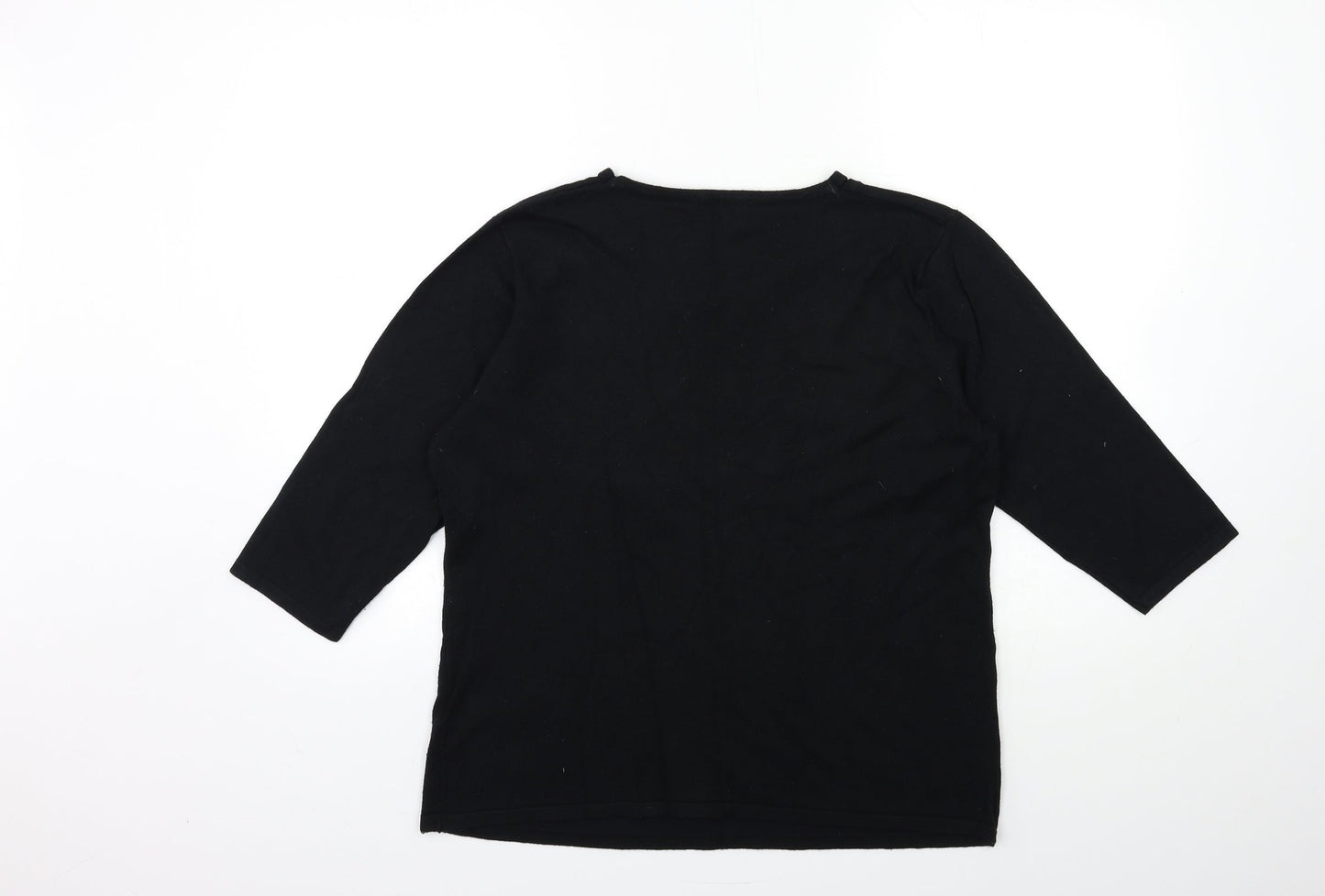 Womens UK Size L casamia Black Pullover Jumper