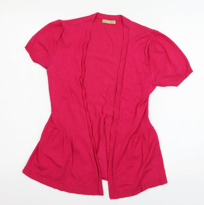 TU Womens Pink  Knit Cardigan Jumper Size 8