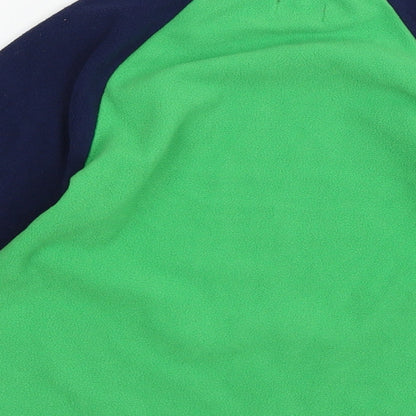 Studio Boys Green Solid Fleece  Pyjama Top Size 4-5 Years  - Roarsome