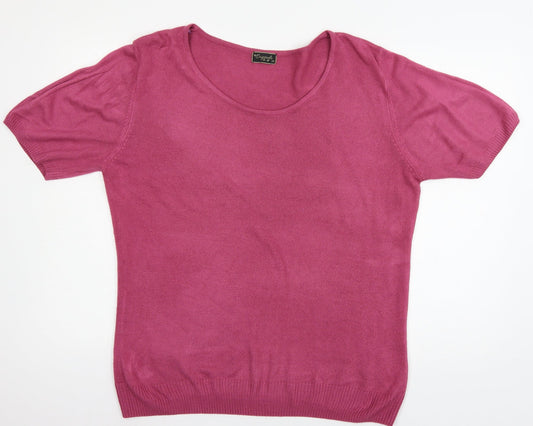 Orignals Womens Pink  Knit Pullover Jumper Size 20