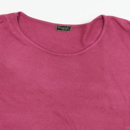 Orignals Womens Pink  Knit Pullover Jumper Size 20