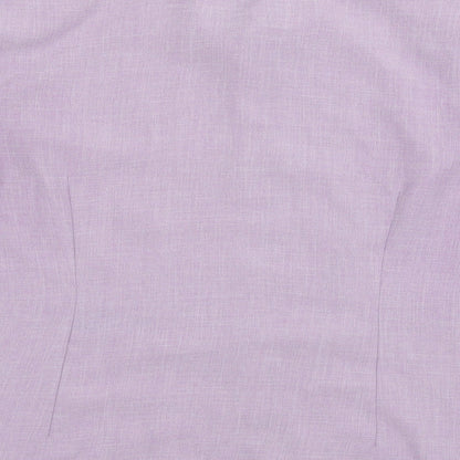 Womens UK Size 12 Preworn Purple Basic Blouse