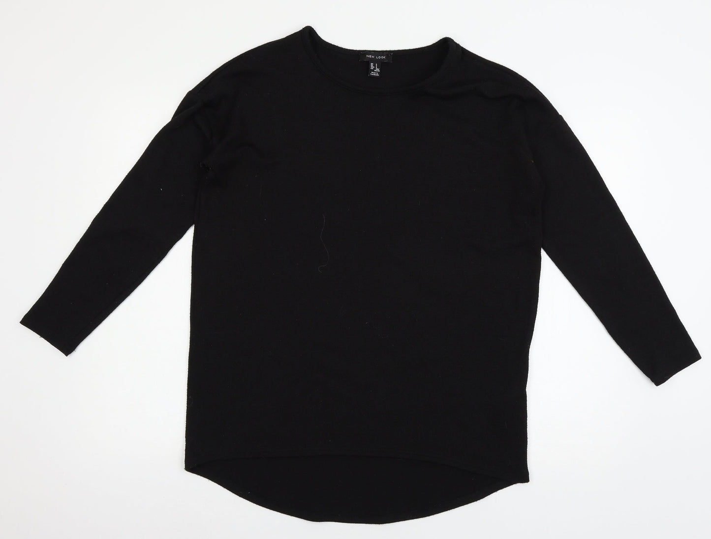 Womens UK Size S New Look Black Pullover Jumper