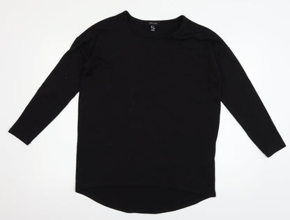 Womens UK Size S New Look Black Pullover Jumper