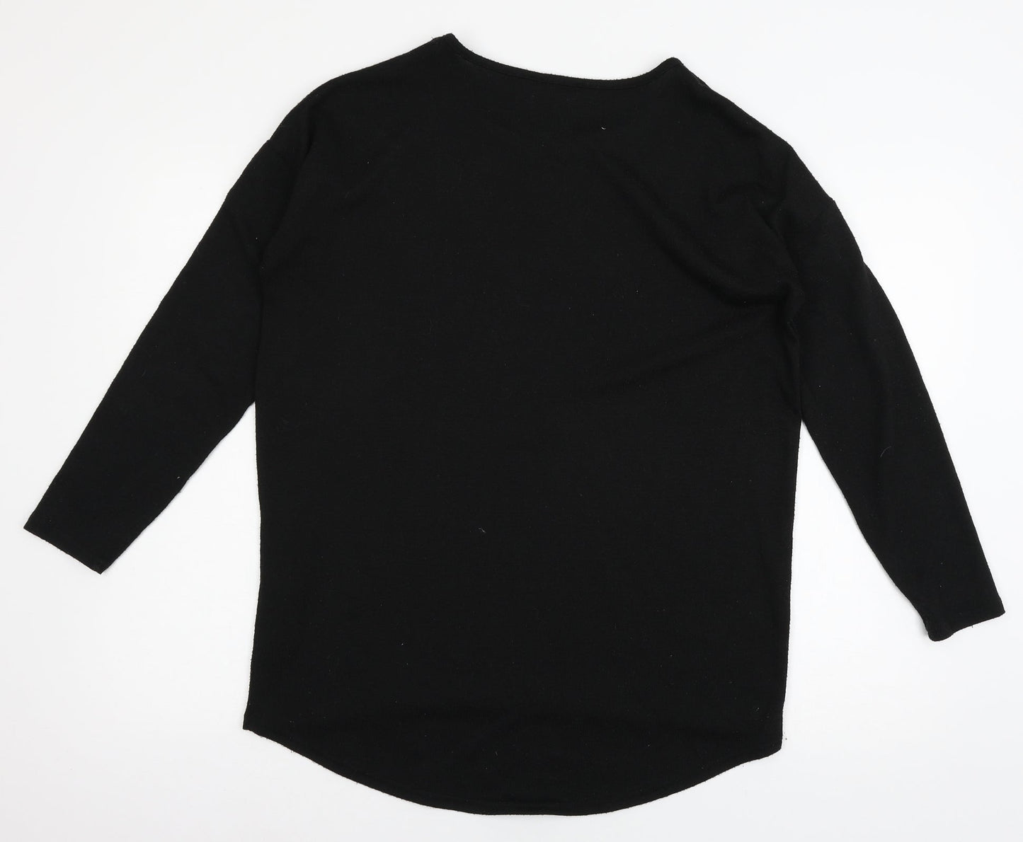 Womens UK Size S New Look Black Pullover Jumper