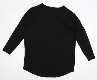 Womens UK Size S New Look Black Pullover Jumper