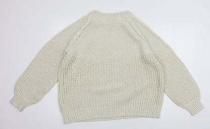 Womens UK Size L Dorothy Perkins Ivory Pullover Jumper