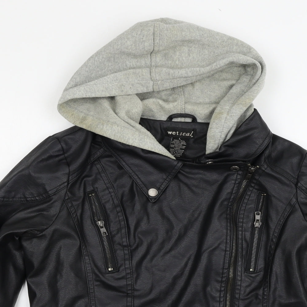 Wetseal Womens Black   Jacket  Size L