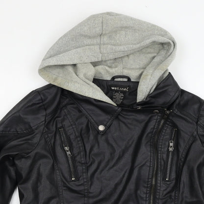 Wetseal Womens Black   Jacket  Size L