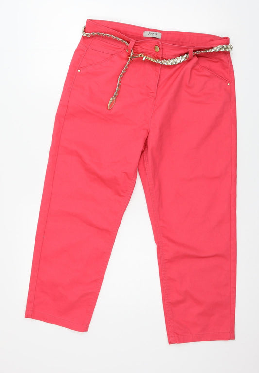 Soon Womens Pink  Denim Skinny Jeans Size 12 L22 in