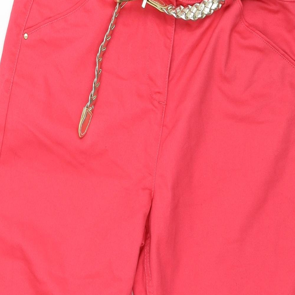 Soon Womens Pink  Denim Skinny Jeans Size 12 L22 in