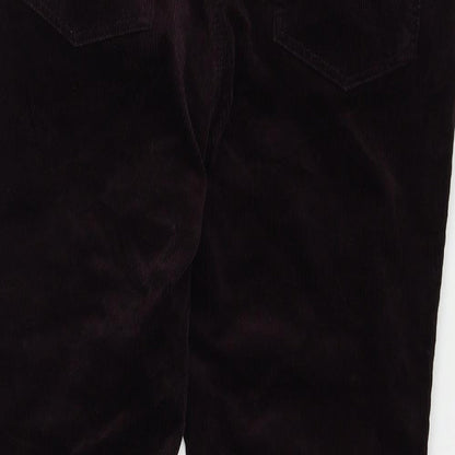 NEXT Womens Purple  Corduroy Skinny Jeans Size 12 L26 in