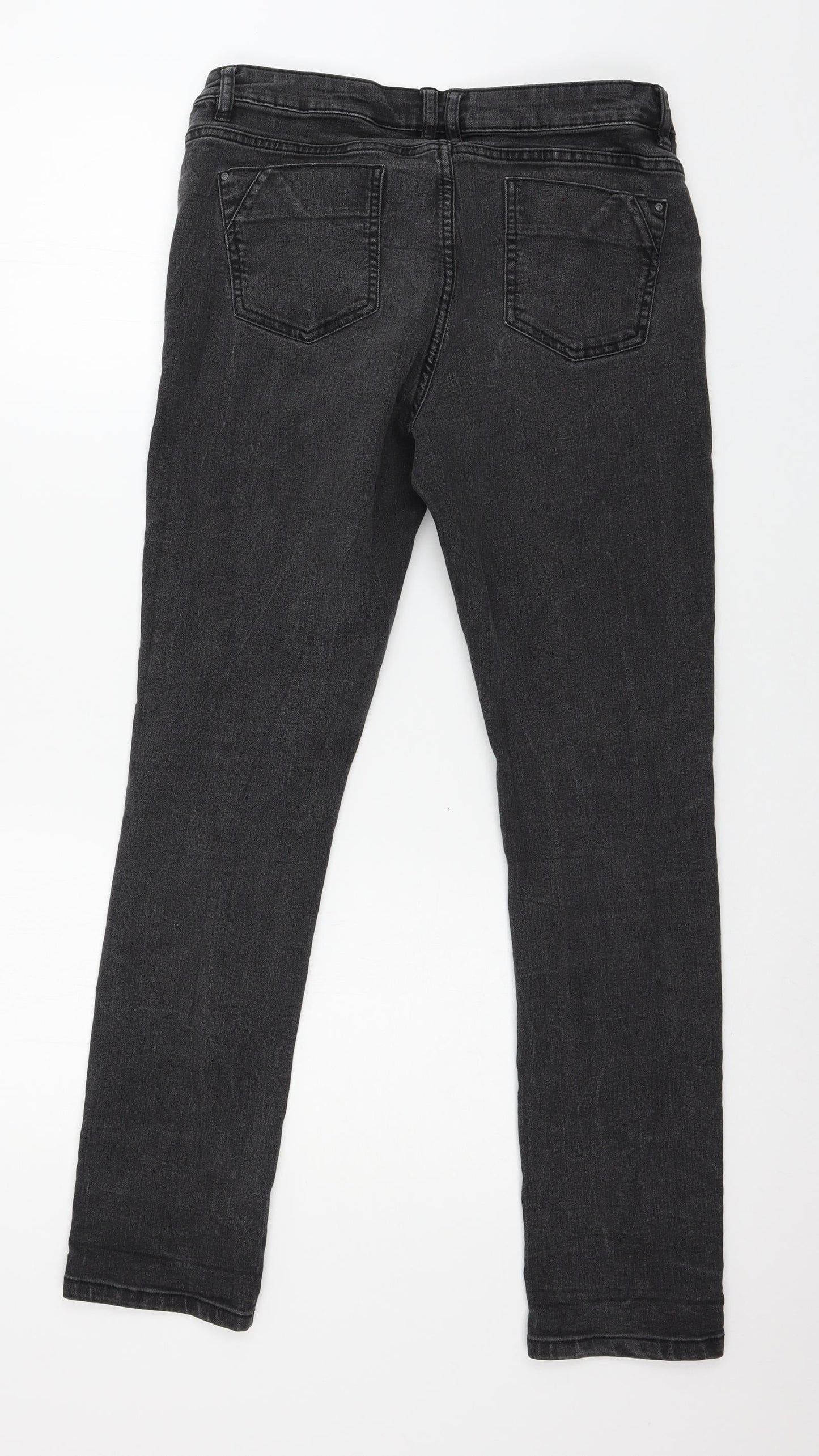 Denim & Co. Womens Blue  Denim Skinny Jeans Size 12 L28 in