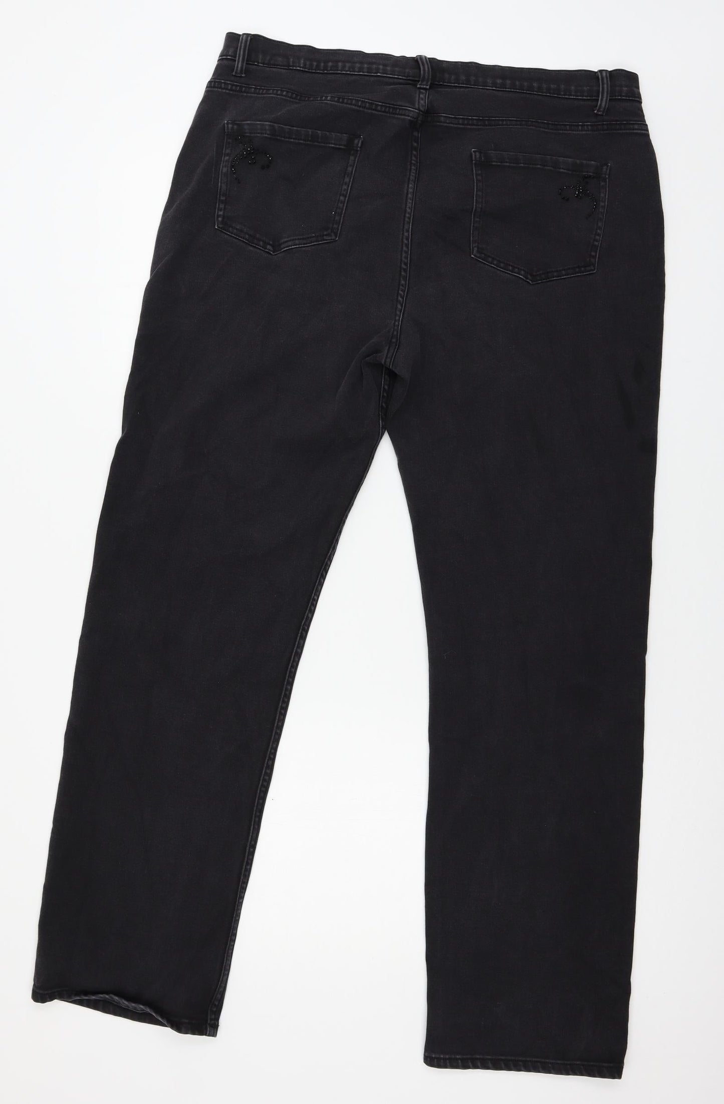 Per Una Womens Grey  Denim Skinny Jeans Size 36 in L30 in