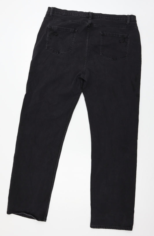 Per Una Womens Grey  Denim Skinny Jeans Size 36 in L30 in