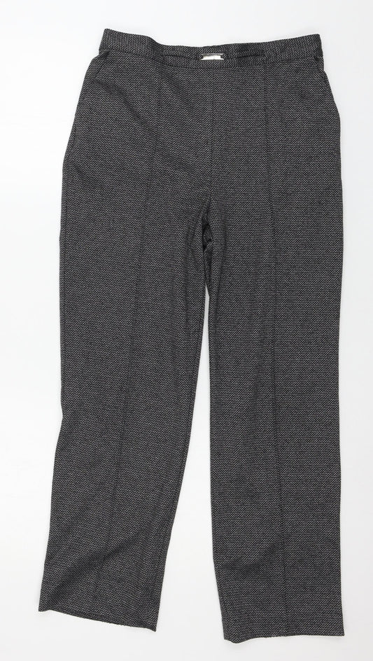 Womens UK Size 10 Papaya Regular Fit  Grey Trousers