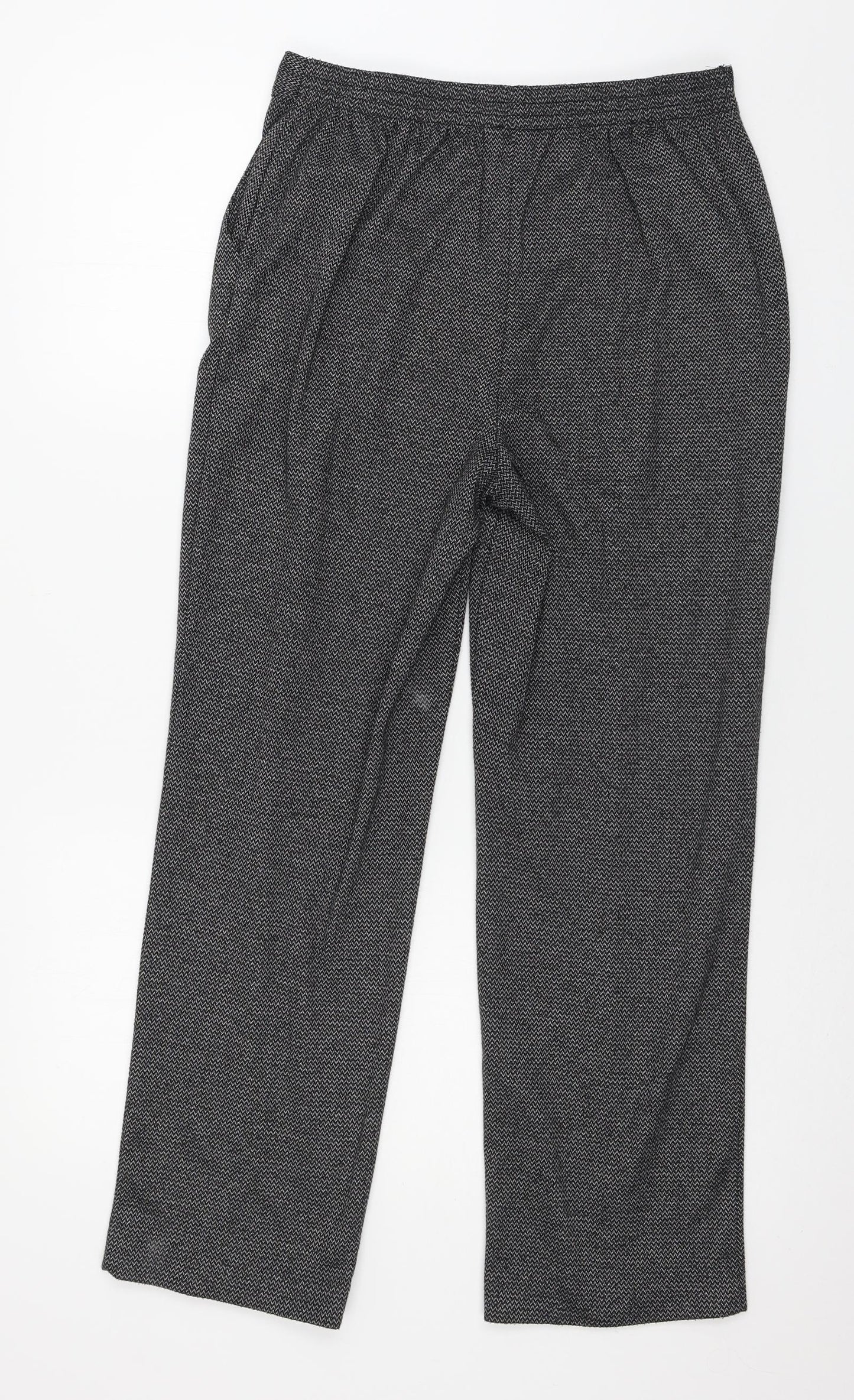 Womens UK Size 10 Papaya Regular Fit  Grey Trousers