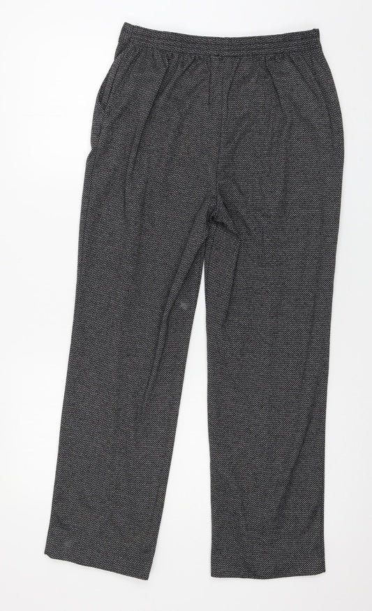 Womens UK Size 10 Papaya Regular Fit  Grey Trousers