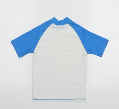 NEXT Boys White  Jersey Basic T-Shirt Size 8 Years