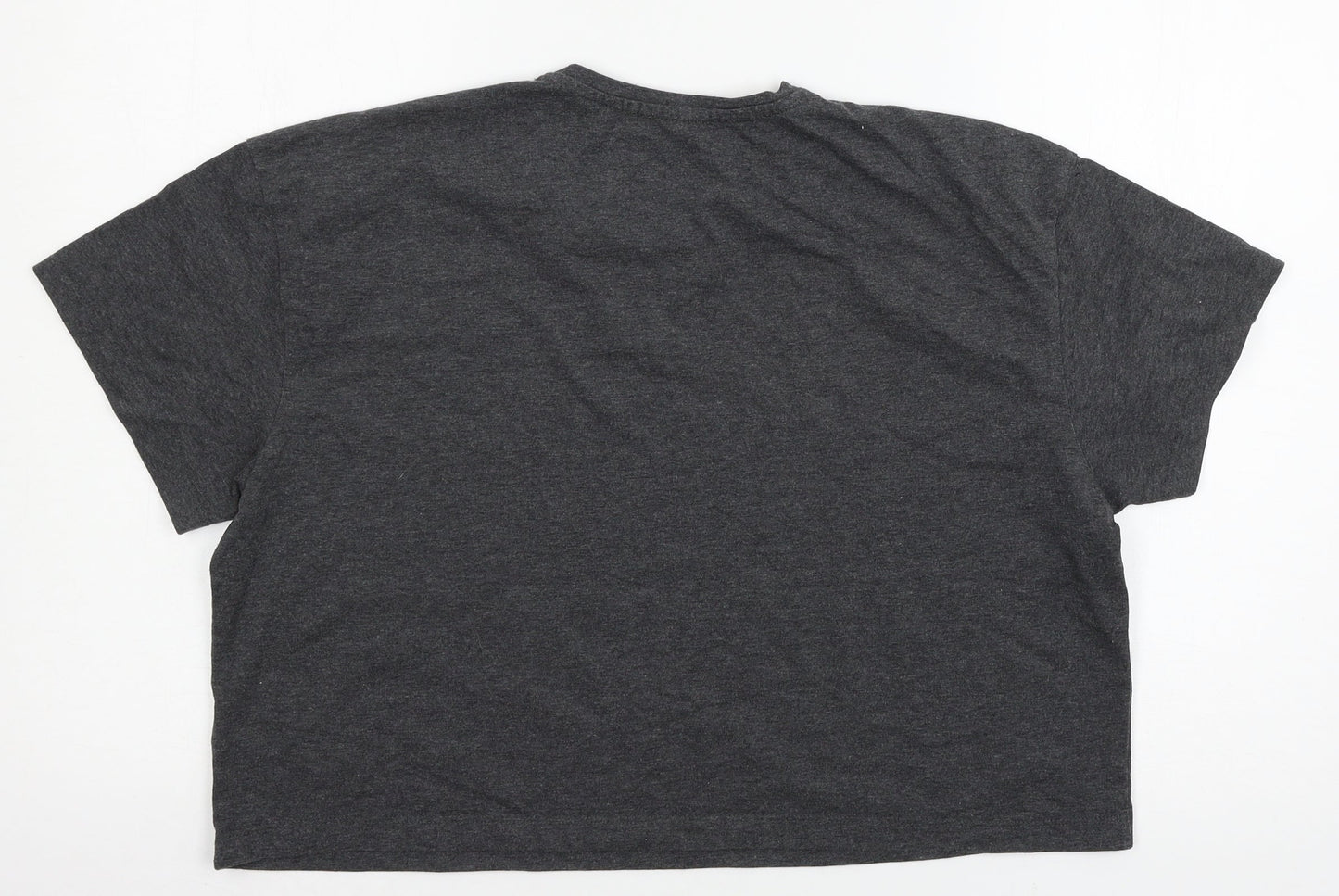 New Look Girls Grey  Jersey Basic T-Shirt Size M  - Bust doing nothing