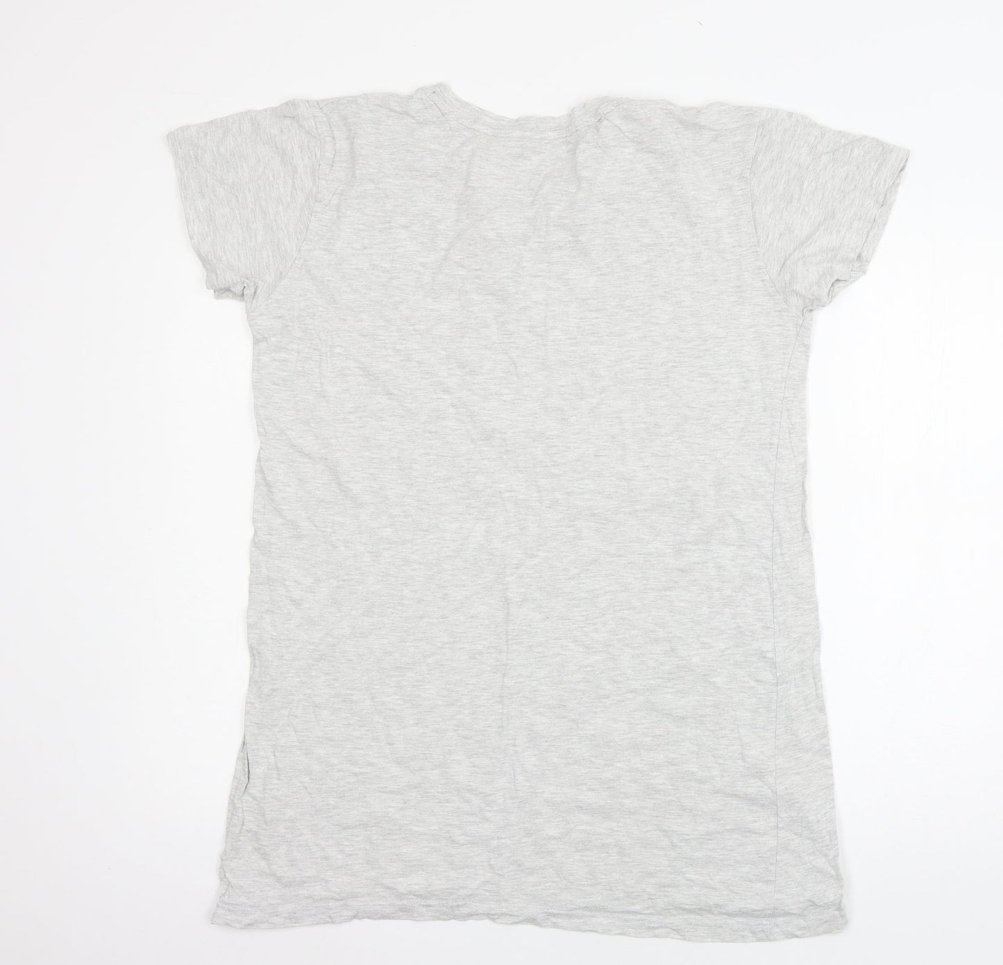 Love to Lounge Womens Grey Geometric Jersey Top Dress Size 10  - Friends