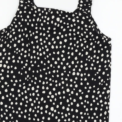 Papaya Womens Black Polka Dot  Camisole Tank Size 8