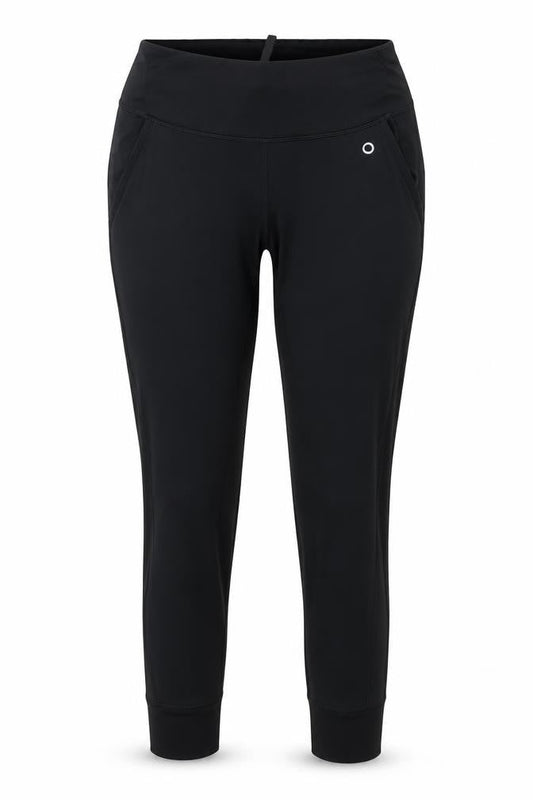 Marks & Spencer Womens Black  Jersey Capri Leggings Size 8 L26 in