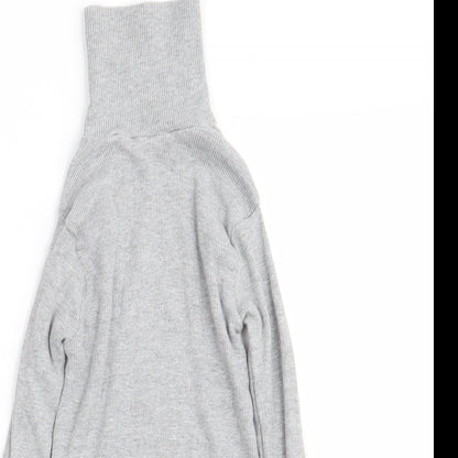 Preworn Girls Grey   Basic T-Shirt Size 7-8 Years